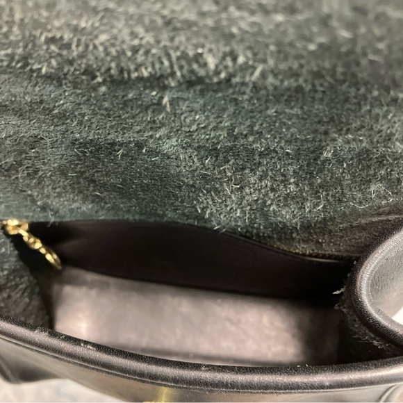 Vintage COACH REGINA Black Leather Crossbody Satchel Bag Handbag Purse 9983 - Picture 13 of 16